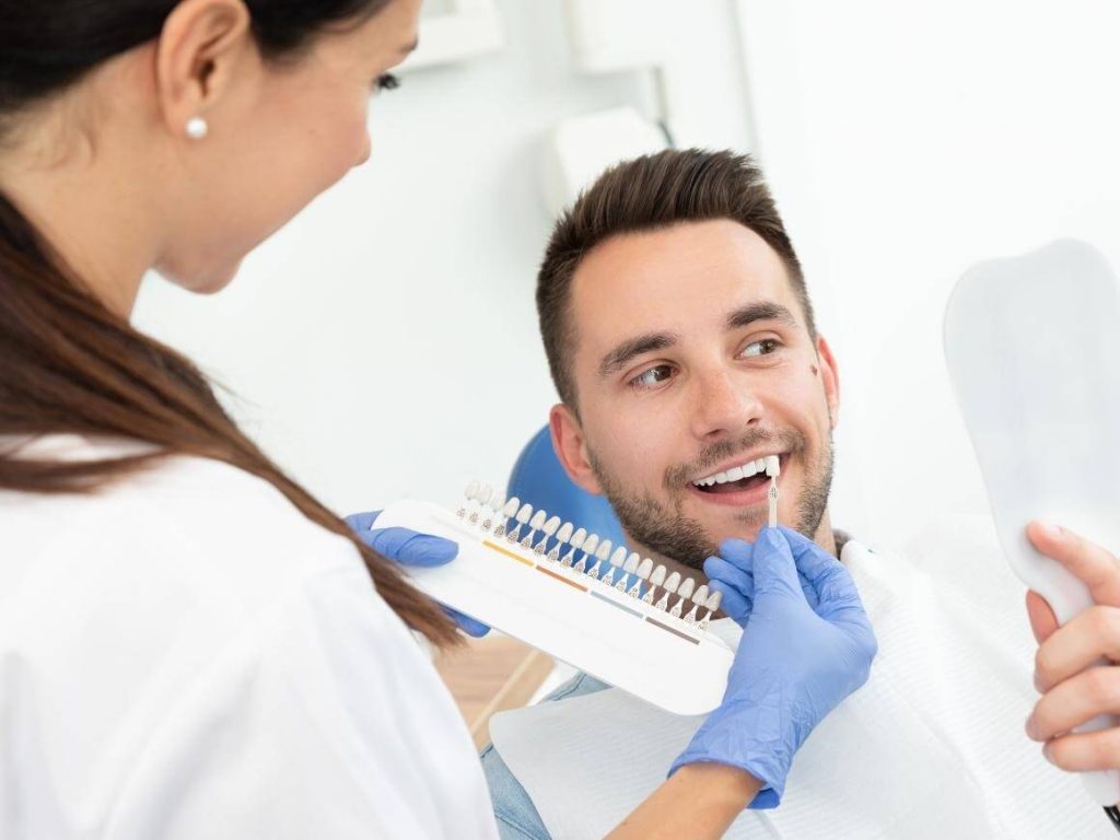 Professional teeth whitening service in Omaha